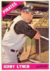 1966 Topps Baseball Cards      182     Jerry Lynch